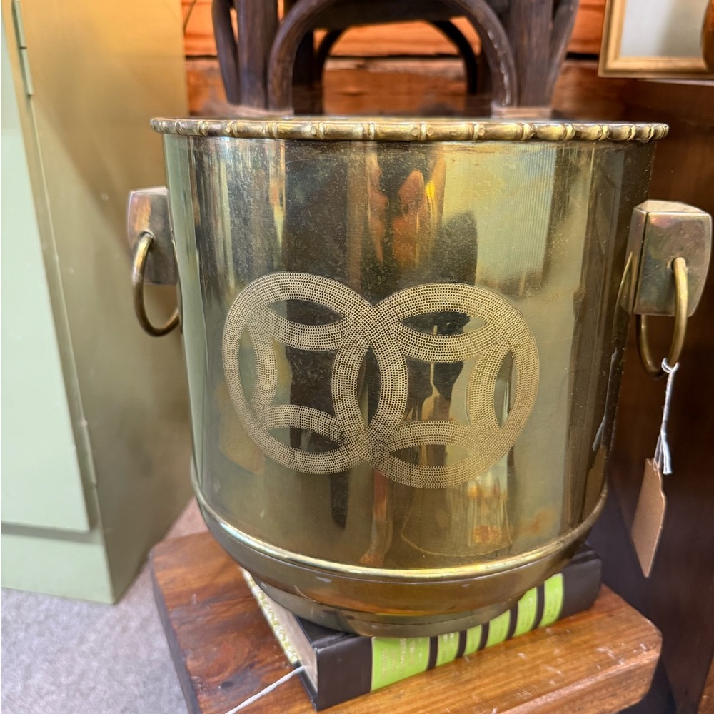 Elegant Gold Ice Bucket BRASS - VINTAGE